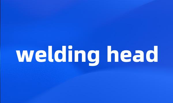 welding head