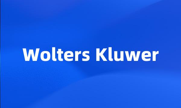 Wolters Kluwer