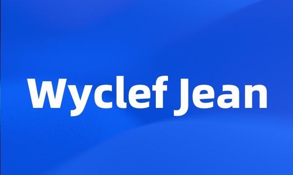 Wyclef Jean