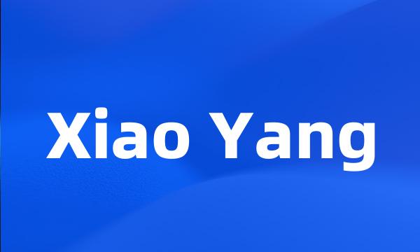 Xiao Yang