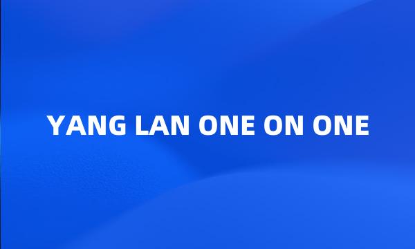 YANG LAN ONE ON ONE