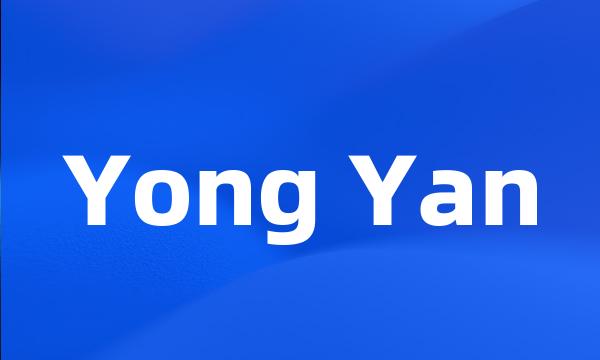 Yong Yan