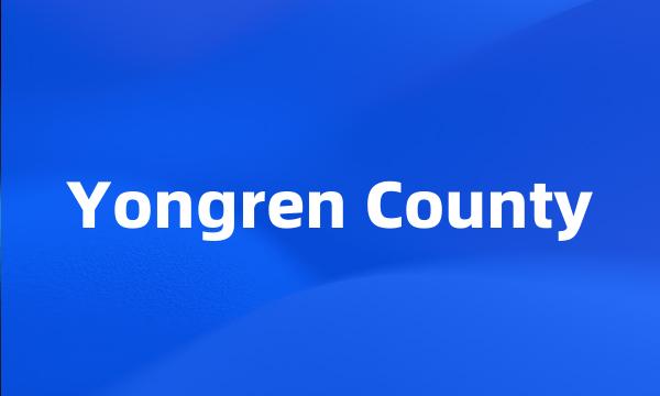 Yongren County