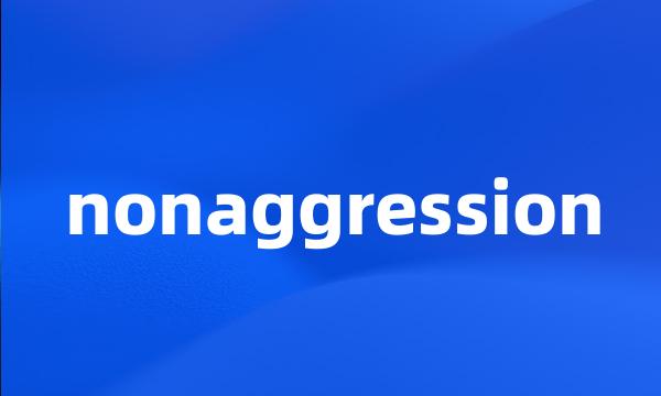 nonaggression