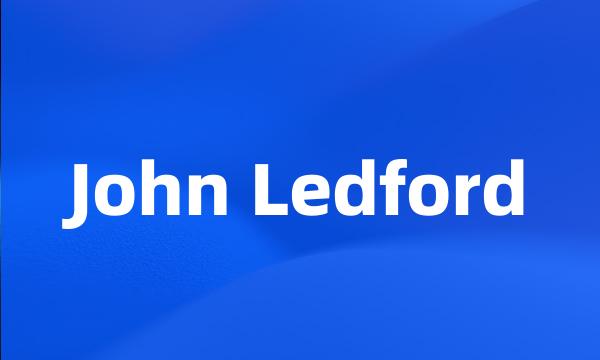 John Ledford