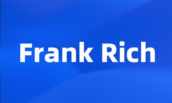 Frank Rich