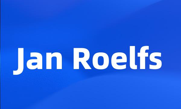 Jan Roelfs