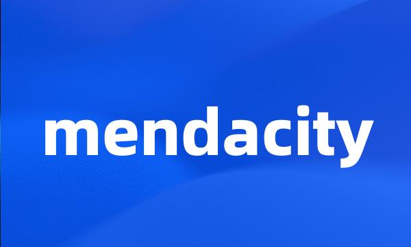 mendacity