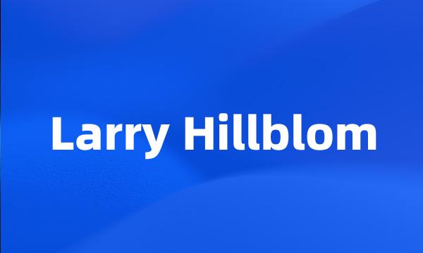 Larry Hillblom