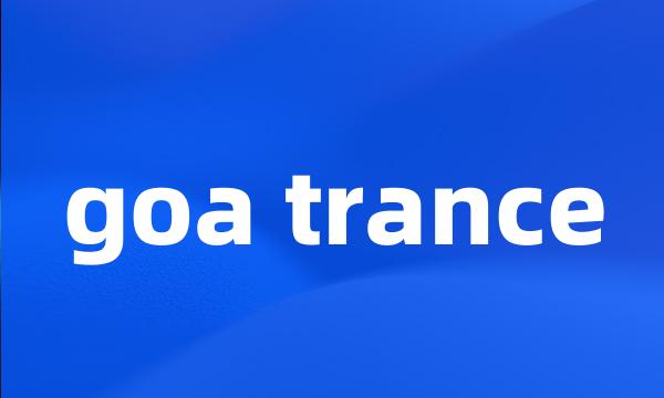 goa trance