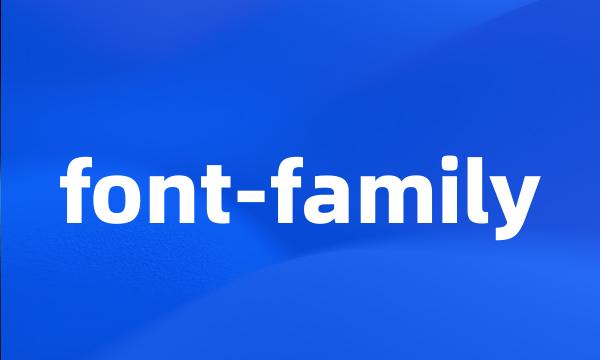 font-family