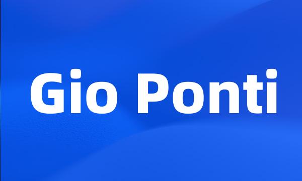 Gio Ponti