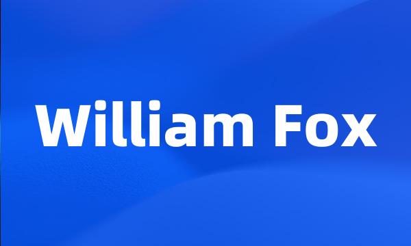 William Fox