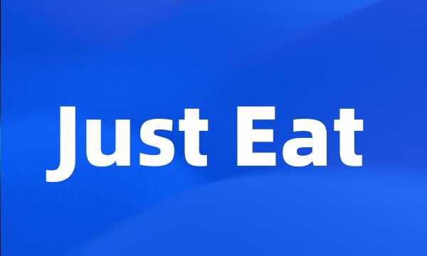 Just Eat