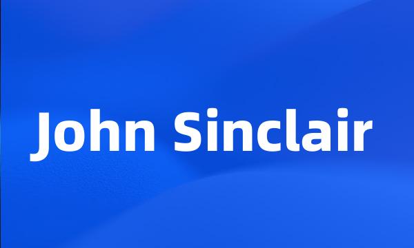 John Sinclair