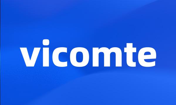 vicomte