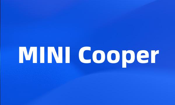 MINI Cooper