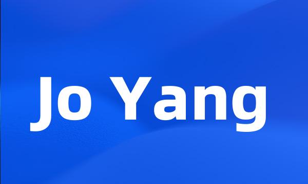 Jo Yang