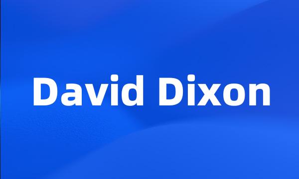 David Dixon