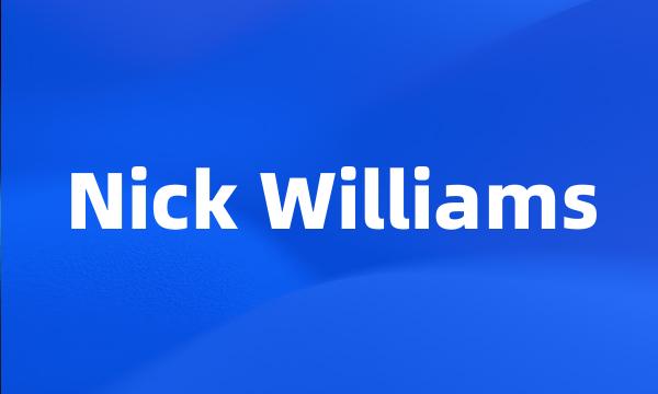 Nick Williams