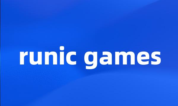 runic games