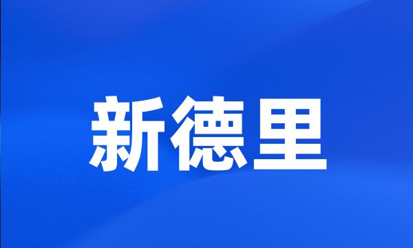 新德里