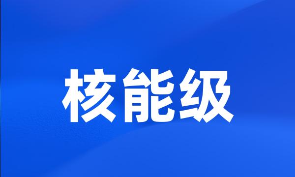 核能级