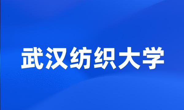 武汉纺织大学