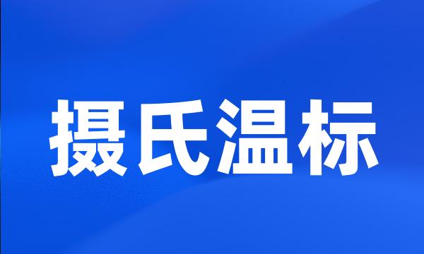 摄氏温标