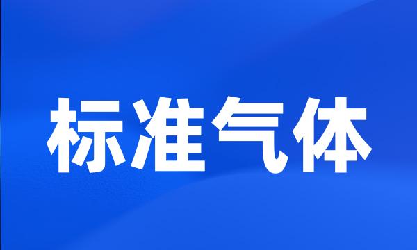 标准气体