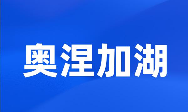 奥涅加湖