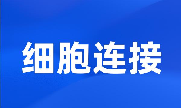 细胞连接