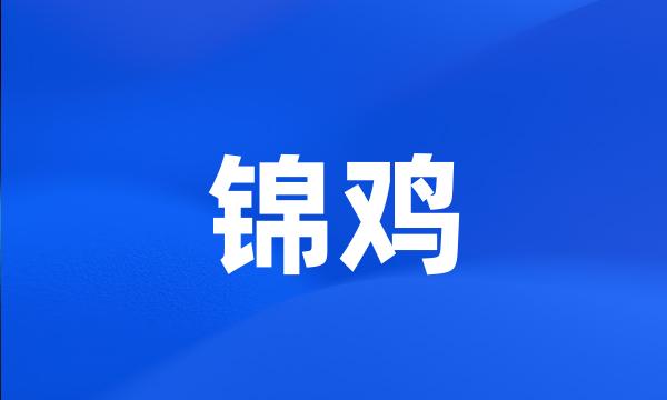 锦鸡