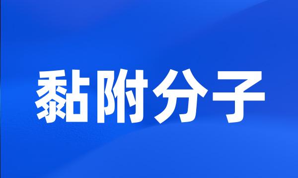 黏附分子