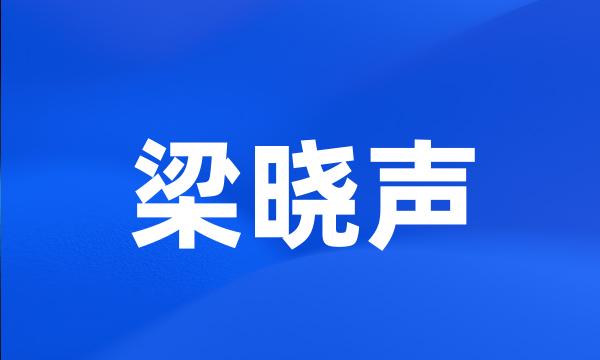 梁晓声