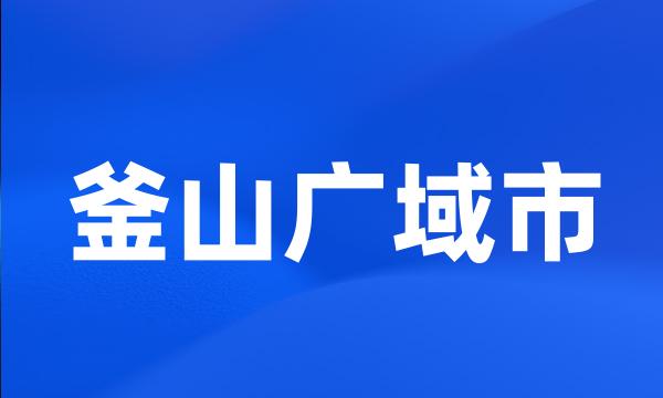 釜山广域市