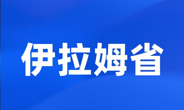 伊拉姆省