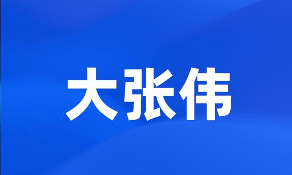 大张伟