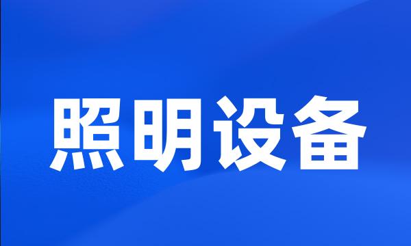 照明设备