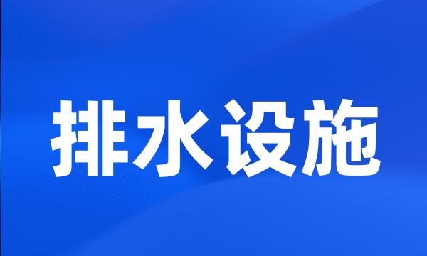 排水设施