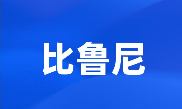 比鲁尼