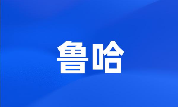 鲁哈