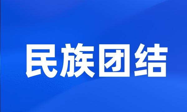 民族团结