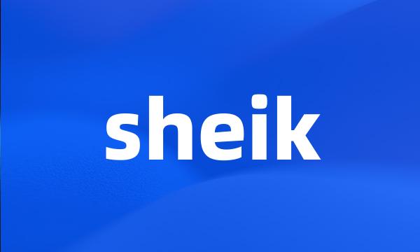 sheik