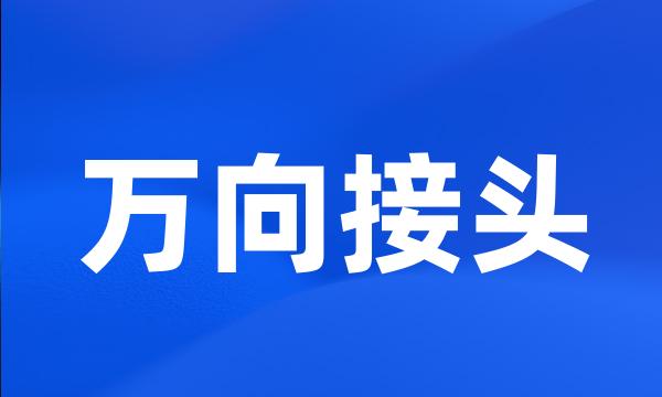 万向接头