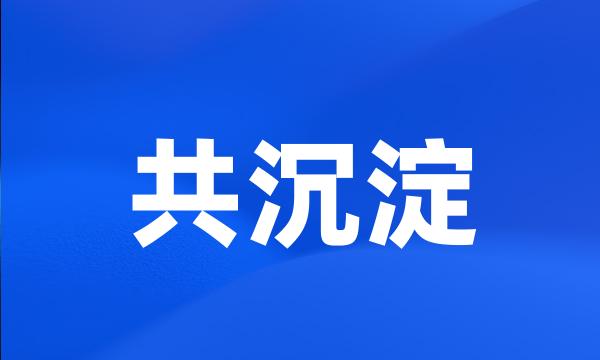 共沉淀