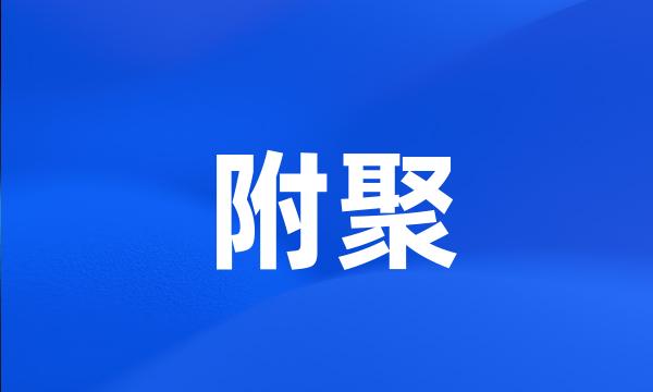 附聚