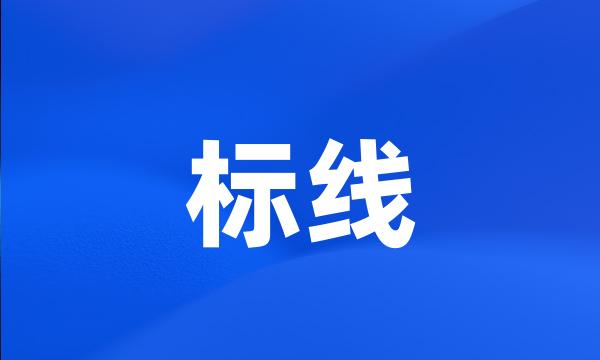 标线