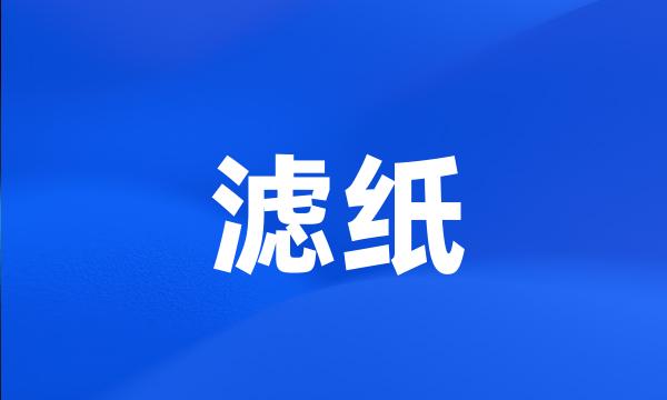 滤纸