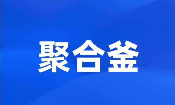 聚合釜